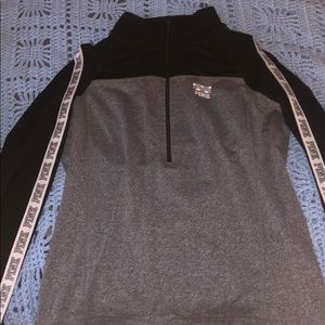 Grey Half Zip Jacket from Pink